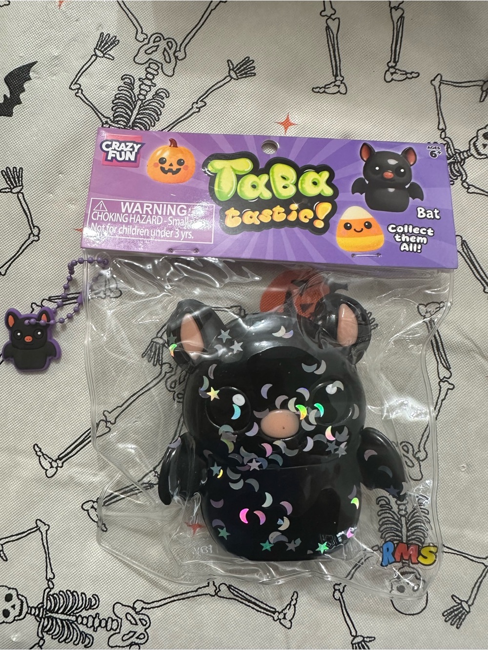 Taba Tastic! Bat Squishy Toy - Black
